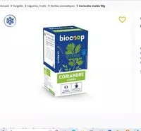 Mängden socker i Coriandre ciselée