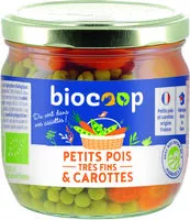 Mängden socker i Petits pois très fins carottes 215g ne