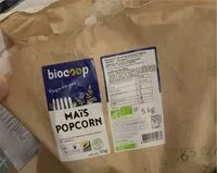 Mängden socker i Maïs pop corn France