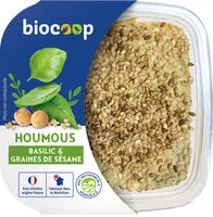 Mängden socker i Houmous pois chiche basilic sésame
