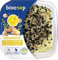 Mängden socker i Houmous p.chich citron gingembre 150g CC