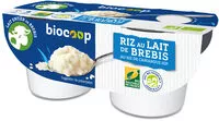 Mängden socker i Riz au lait de brebis 2x120g CC