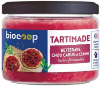 Mängden socker i Tartinade légumes lactofermentés 150g CC