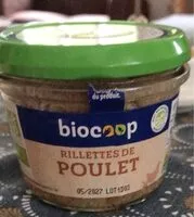 Mängden socker i Rillette de poulet