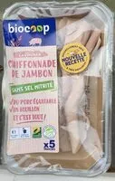 Mängden socker i Chiffonnade de jambon