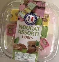 Mängden socker i Nougat assorti cubes