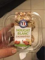 Mängden socker i Nougat Blanc Cacahuetes
