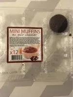 Mängden socker i Mini muffins au goût chocolat