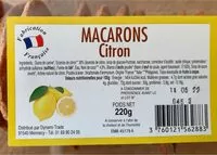 Mängden socker i Macarons citron