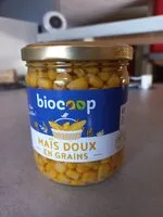 Mängden socker i Maïs doux en grains