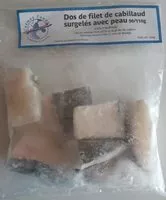 Mängden socker i Dos de filet de Cabillaud surgelés avec peau