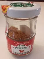 Mängden socker i Piment d'espelette
