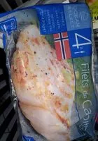 Mängden socker i Filets de cabillaud x4