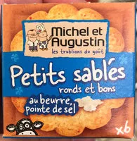 Mängden socker i Sablés ronds au beurre, pointe de sel