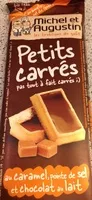 Mängden socker i Petits carrés au caramel, pointe de sel et chocolat au lait