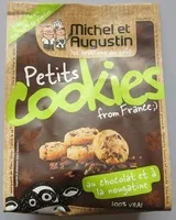 Mängden socker i Petits cookies au chocolat et à la nougatine
