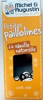 Mängden socker i Petites paillolines à la vanille naturelle