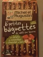 Mängden socker i 10 petites baguettes de sablé pur beurre