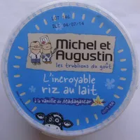 Mängden socker i Riz au lait vanille de Madagascar