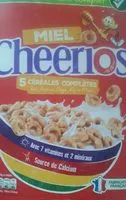 Mängden socker i Cheerios miel 5 céréales complètes