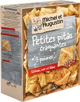 Mängden socker i Pitas craquantes au poivre de Sichuan, noir, blanc