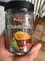 Mängden socker i graines de chia