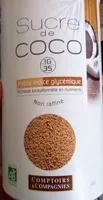 Mängden socker i Sucre de coco - Non raffiné