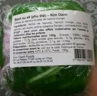 Mängden socker i Gâteau au tapioca et pâte de haricots mungo