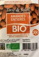 Mängden socker i Amandes entières