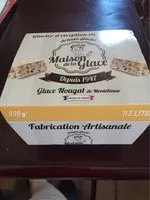 Mängden socker i Glace nougat