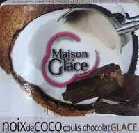 Mängden socker i Glace noix de coco coulis chocolat