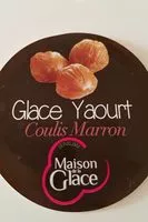 Mängden socker i Glace yaourt coulis marron