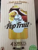 Mängden socker i Pop'fruit Fruit de la Passion