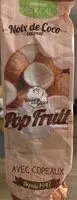 Mängden socker i Pop fruit noix de coco