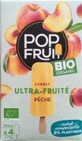 Mängden socker i Pop fruit Pêche