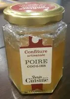 Mängden socker i Confiture artisanale poire cookies