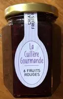 Mängden socker i Confiture 4 fruits rouges