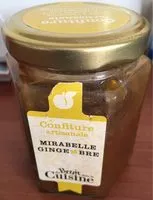 Mängden socker i Confiture artisanale mirabelle gingembre