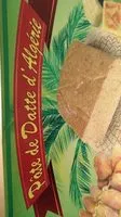 Mängden socker i Pâte de dattes d'Algérie