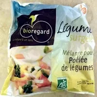 Mängden socker i Légumes surgelés Mélange pour Poêlée de légumes