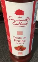 Mängden socker i Coulis de fraise Alsace