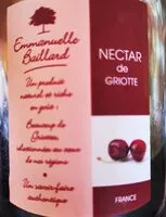 Mängden socker i Nectar de Griotte Emmanuelle Baillard