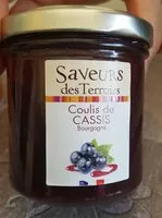 Mängden socker i Coulis de cassis