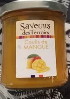 Mängden socker i Coulis de mangue