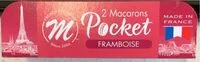 Mängden socker i 2 Macarons Pocket Framboise