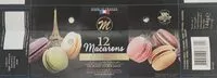Mängden socker i 12 macarons sélection gourmande