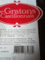 Mängden socker i Lamelles de jambon sec