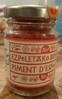 Mängden socker i Piment d'espelette bAOP