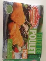 Mängden socker i Filet de poulet pané