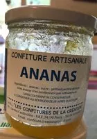 Mängden socker i Confiture artisanale ananas